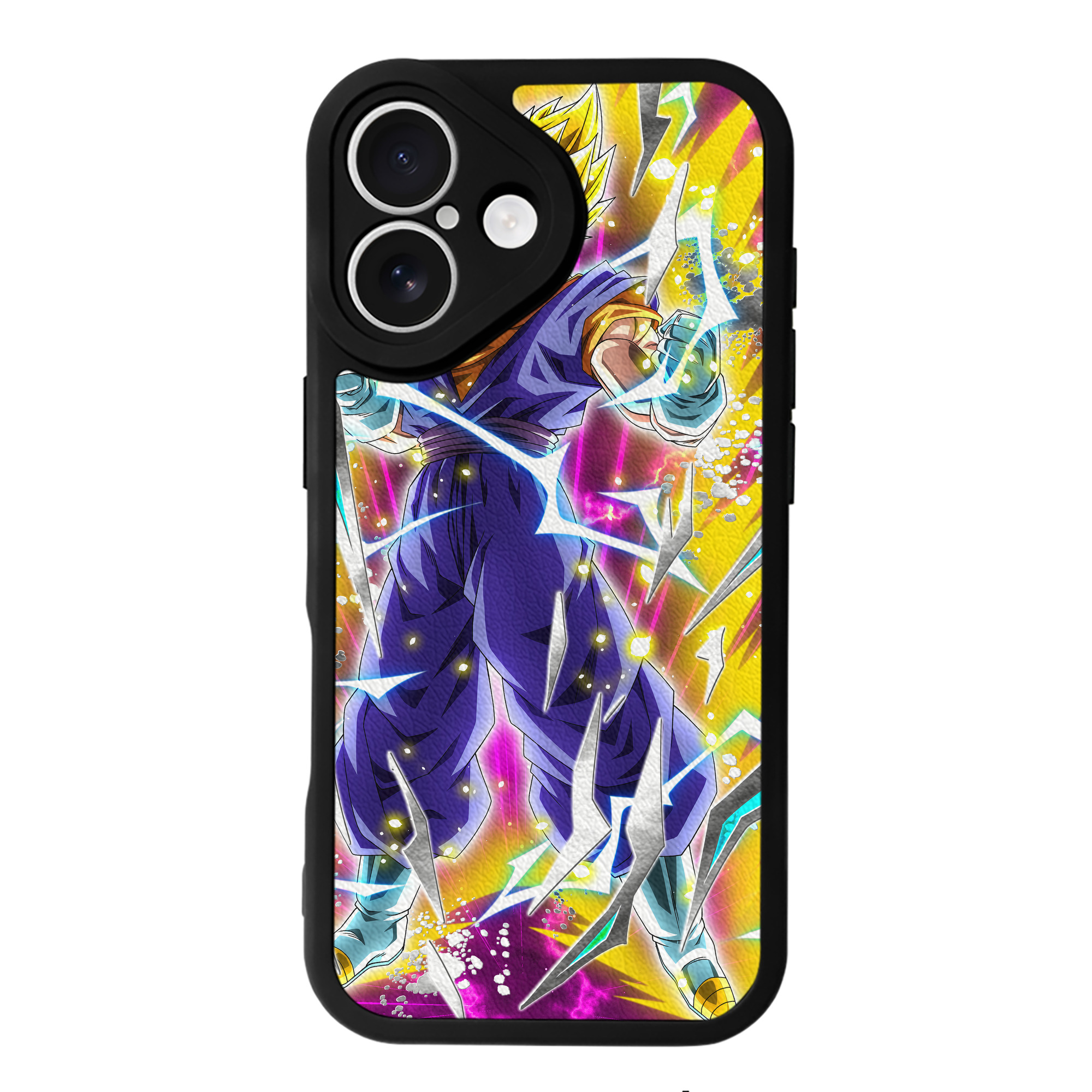 （画像用） ドラゴンボール DRAGON BALL 【iPhone 16シリーズ対応】シリコンスマホケース（レザー調） 材質：シリコン